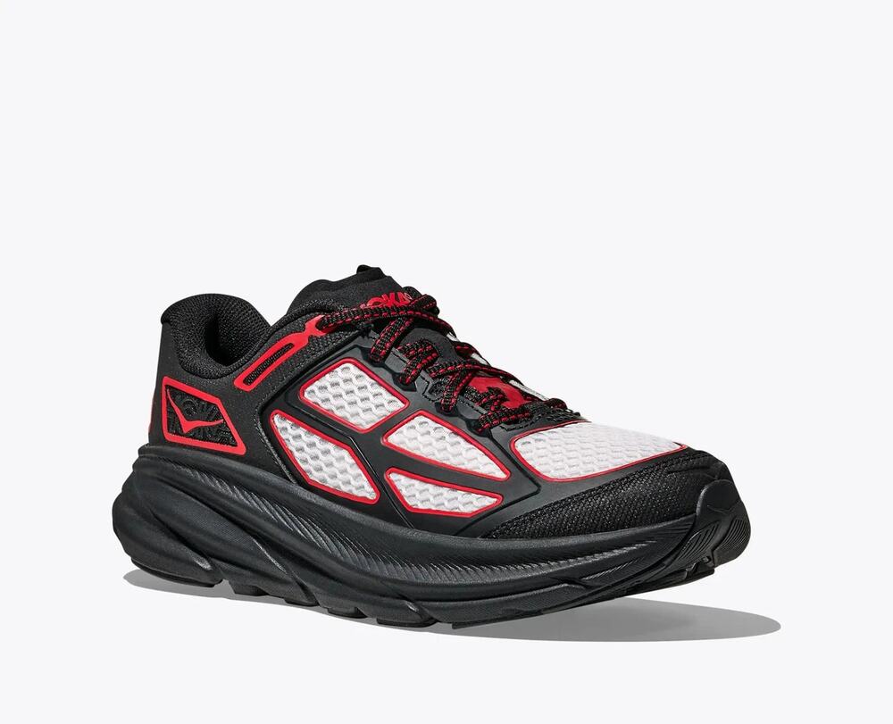 Hoka One One Clifton One9 Spider-Man Running Shoes Black/Red 10.5 Men/11.5 Women